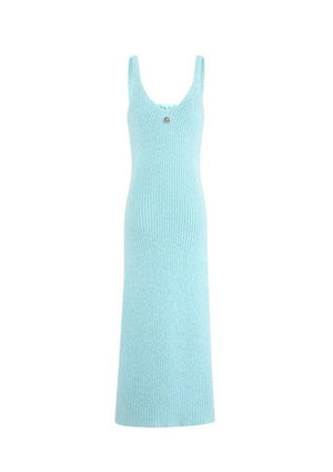 Tricolor Mohair Knitted Dress - sneakershuborg