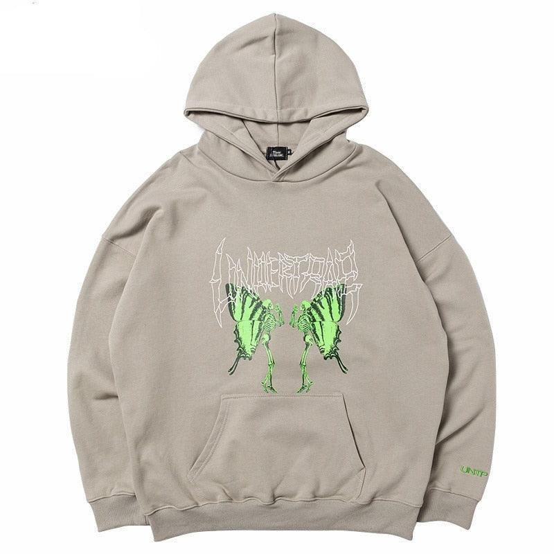 Streetwear skeleton hoodie - sneakershuborg