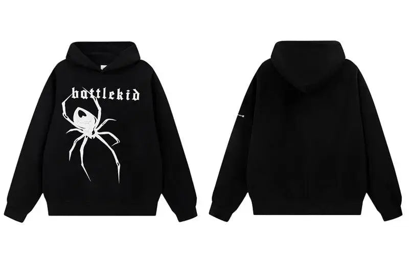 Spider Black Hoodie - sneakershuborg