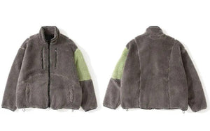 men wool jacket streetwear - sneakershuborg