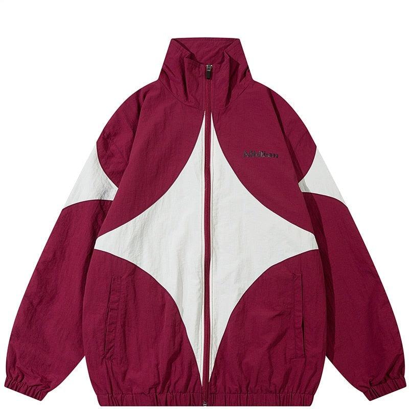 Red streetwear jacket - sneakershuborg