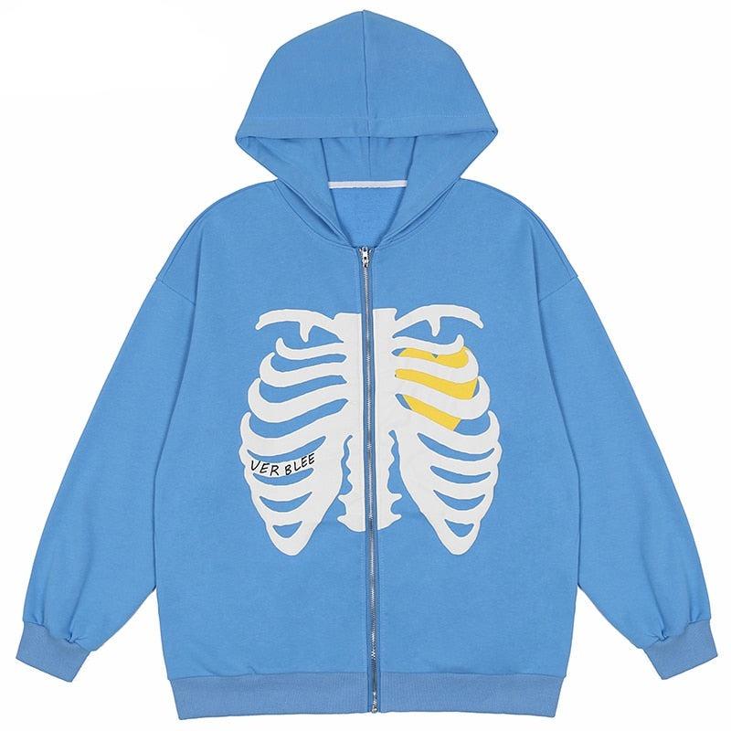 Skeleton jacket streetwear - sneakershuborg