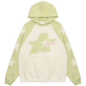 Y2K Embroidered Star Hoodie - sneakershuborg