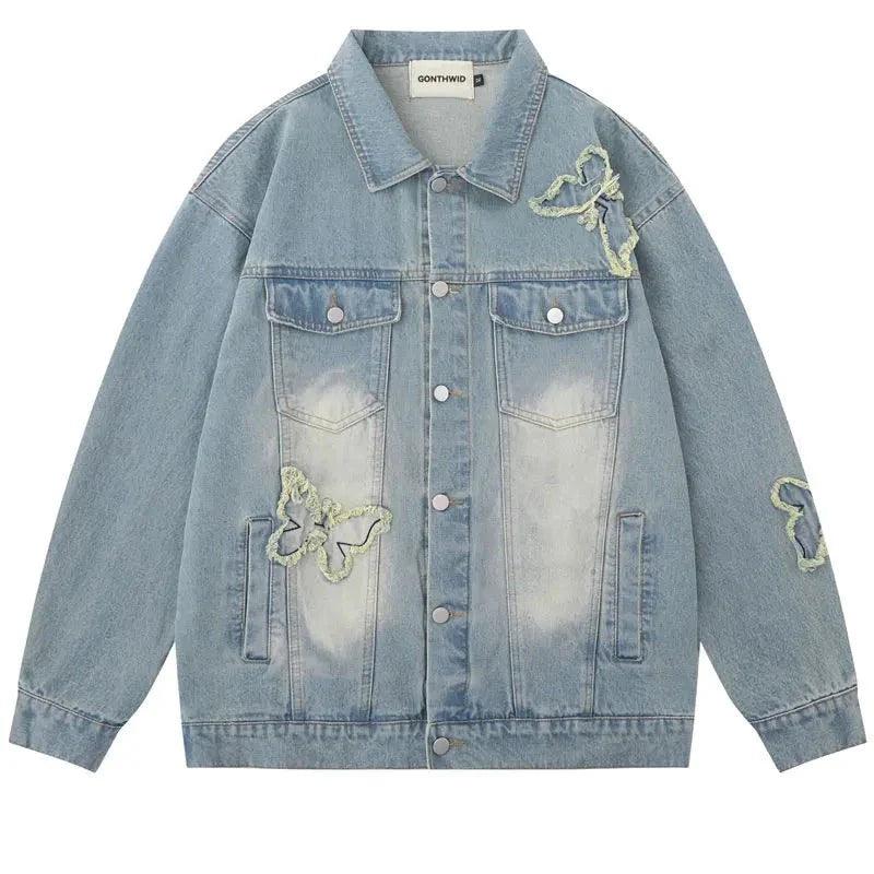 Denim jacket outfits streetwear - sneakershuborg