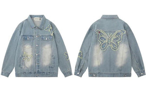 Denim jacket outfits streetwear - sneakershuborg