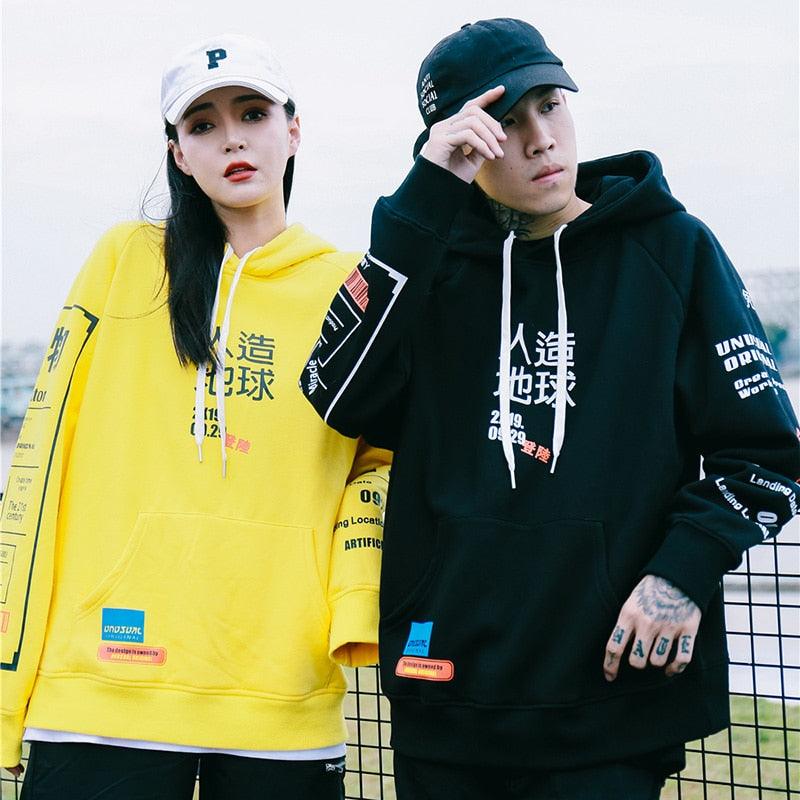 Kanji streetwear hoodie - sneakershuborg