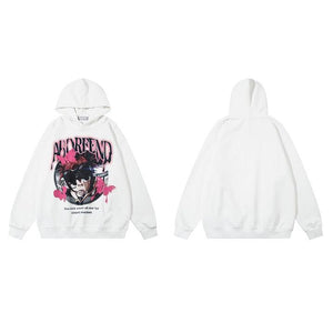 White streetwear hoodies - sneakershuborg