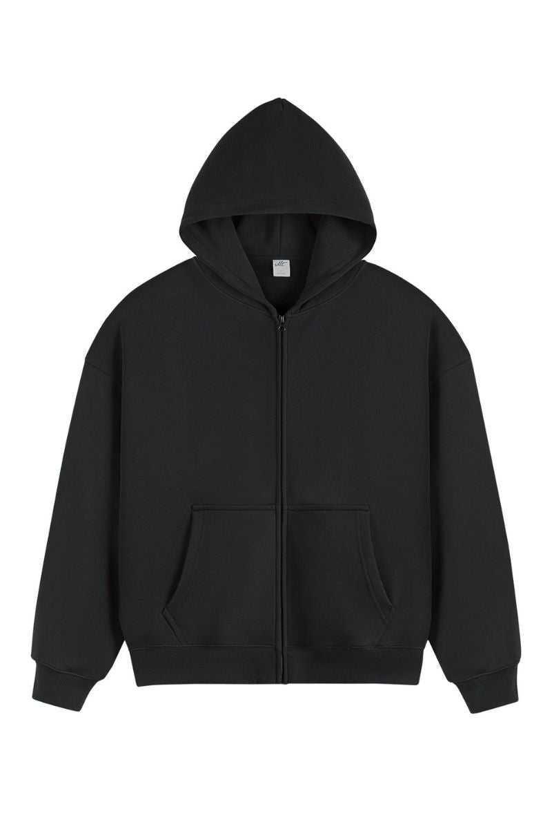 Zip-Up Hoodie In Heavy Weight Fabric IDLT