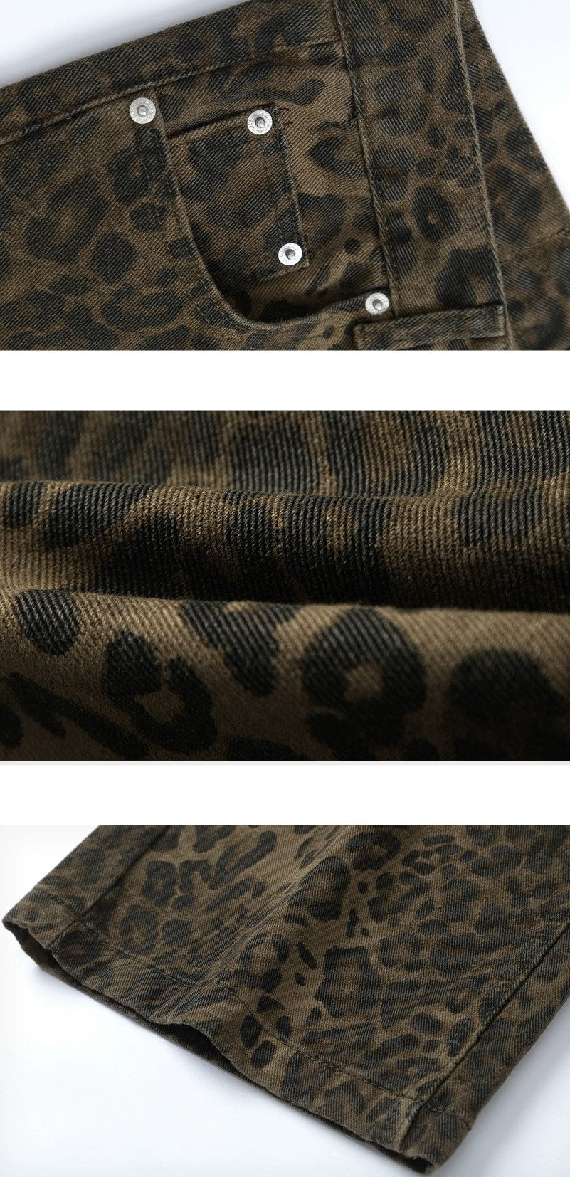 Wild Print Wide Jeans - sneakershuborg