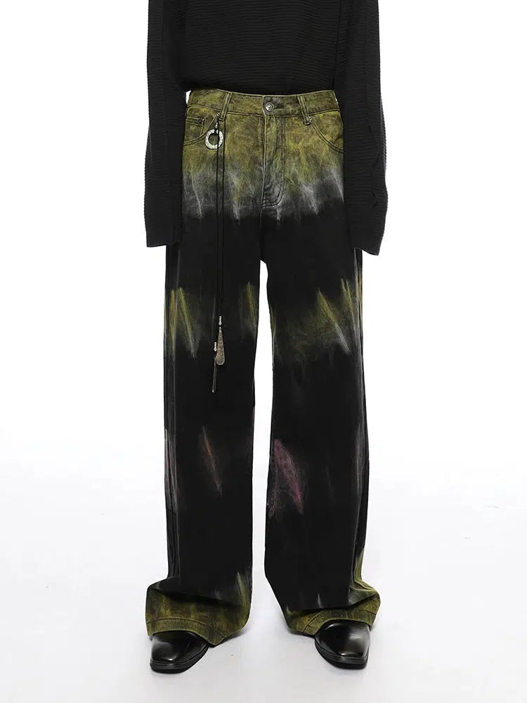 Aurora Flare Tie-Dye Jeans sneakershuborg