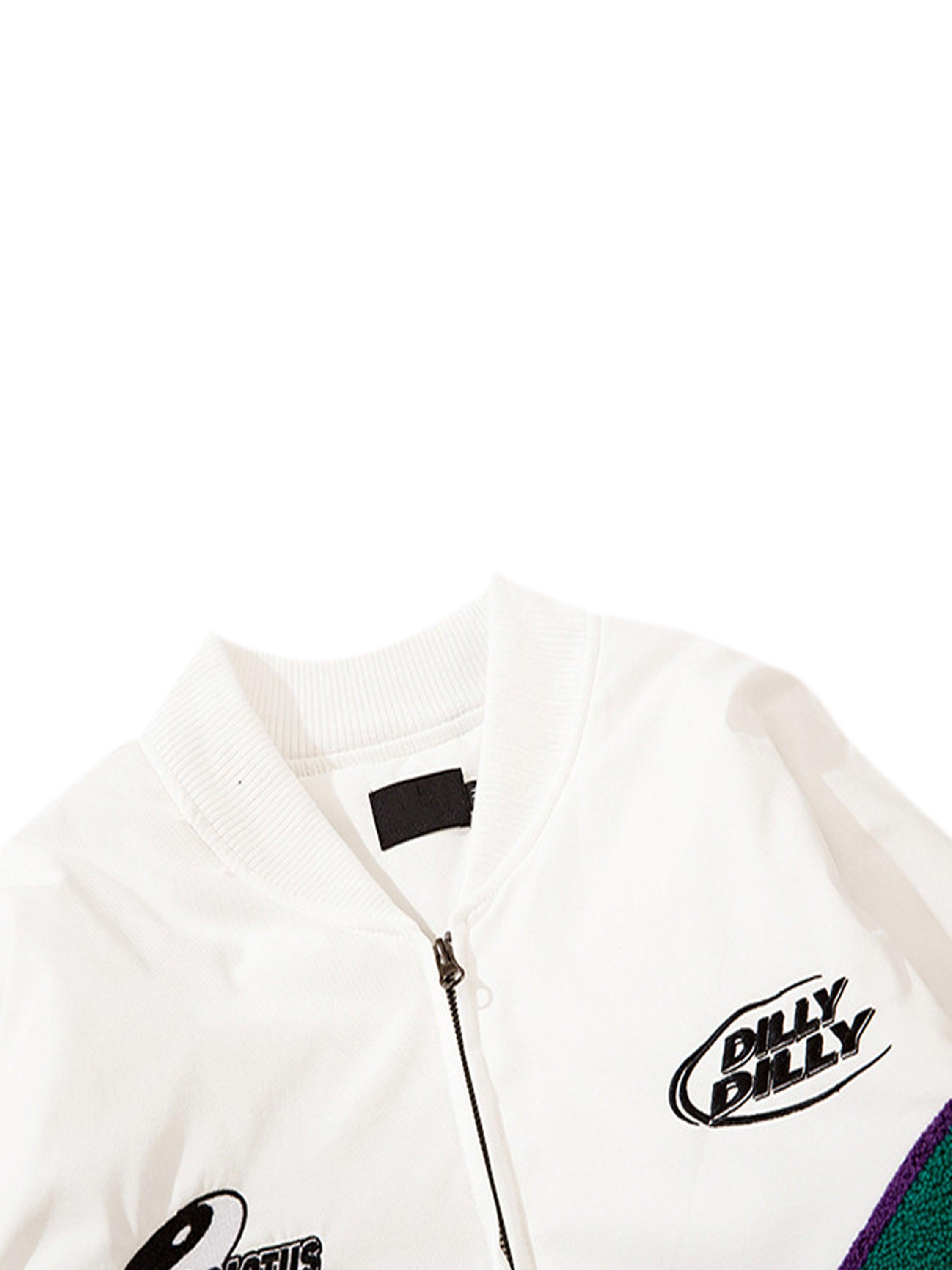 Sneakerhub Letter Embroidery Baseball Jackets - sneakershuborg