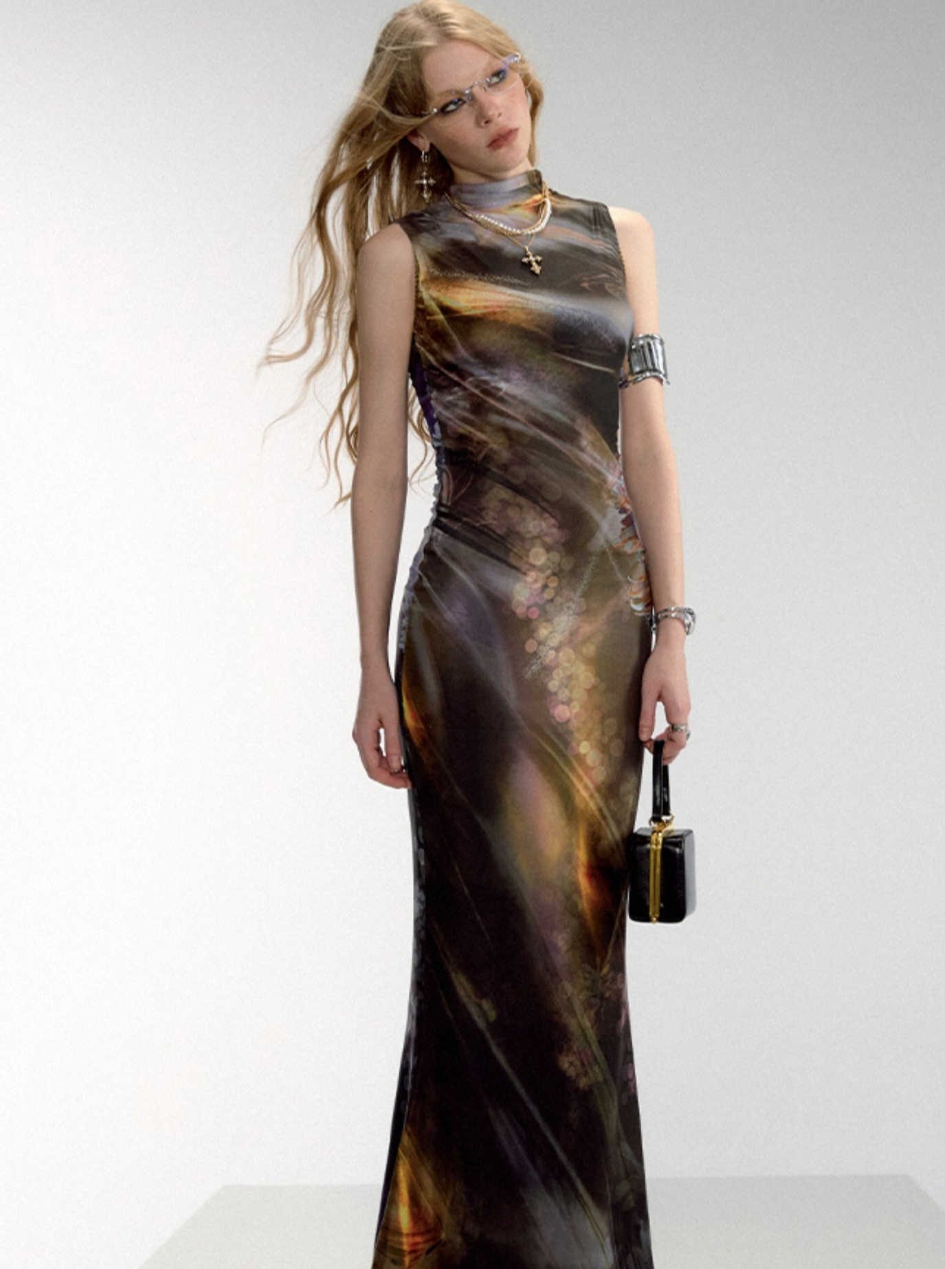 Aurora Borealis Sleeveless Maxi Dress sneakershuborg