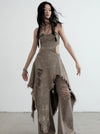 Rustic Reverie Tattered Maxi Dress sneakershuborg