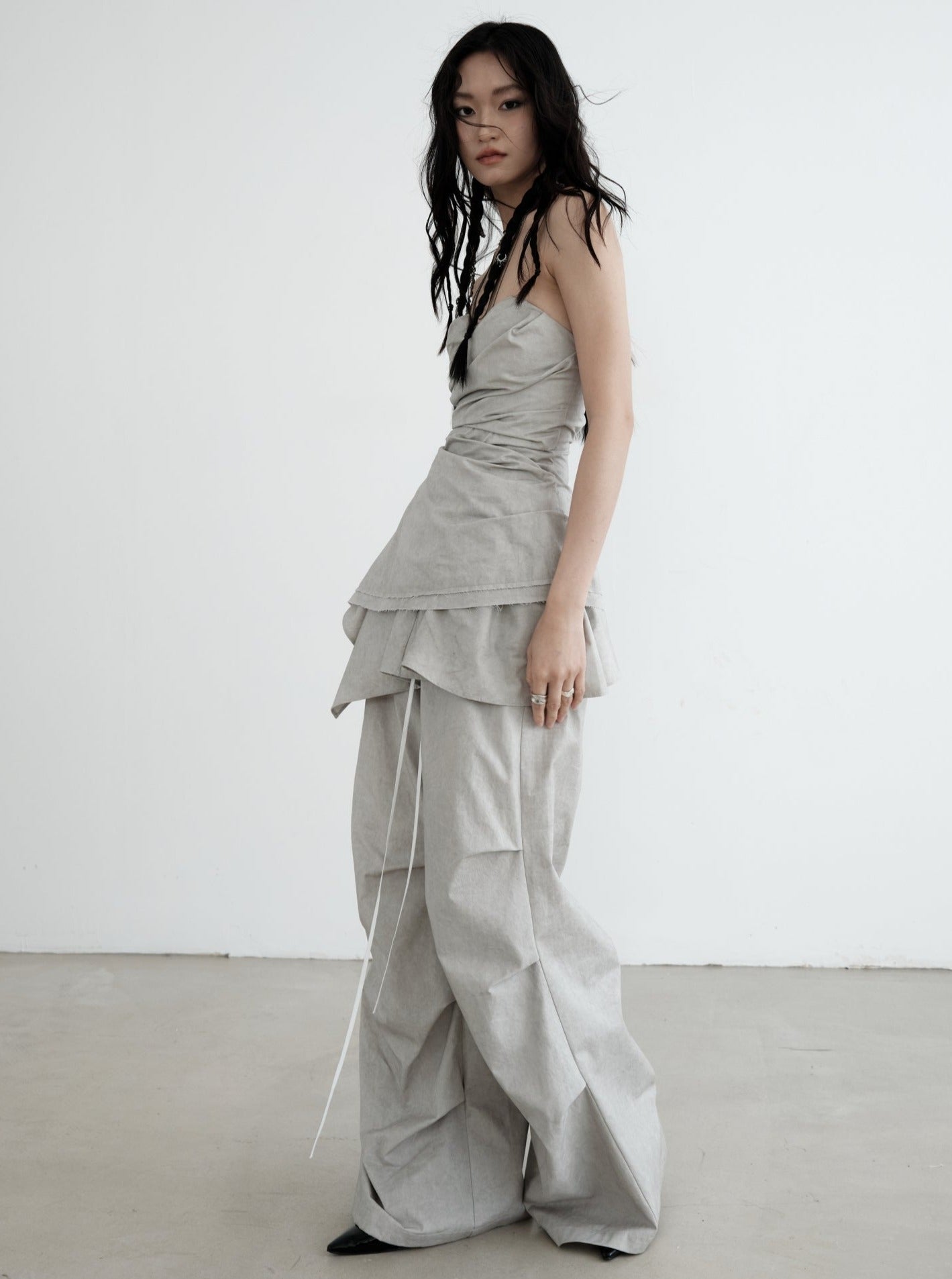 Cloud Cascade Ruffled Palazzo Pants sneakershuborg