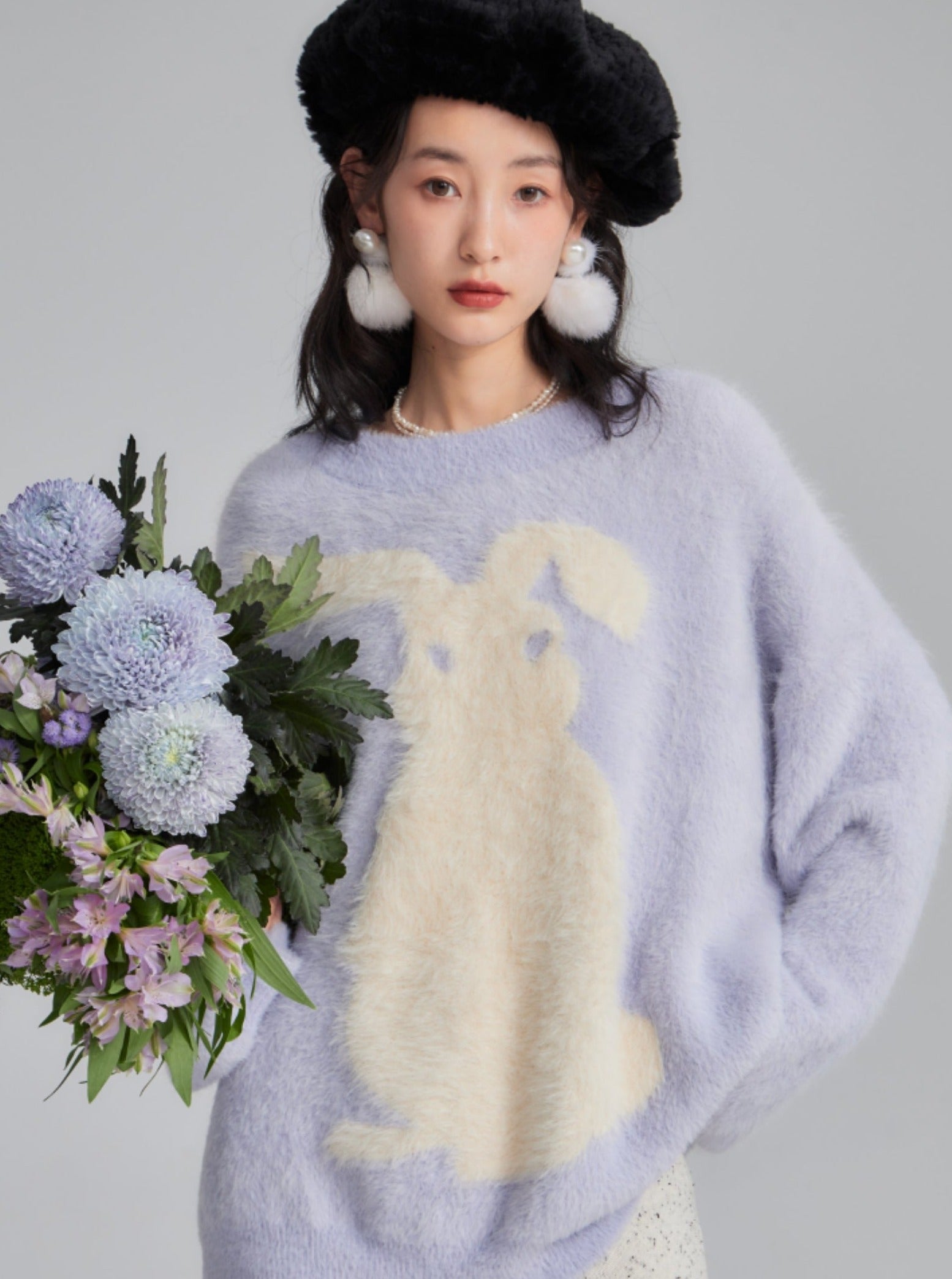 White Rabbit Mohair Winter Pullover sneakershuborg