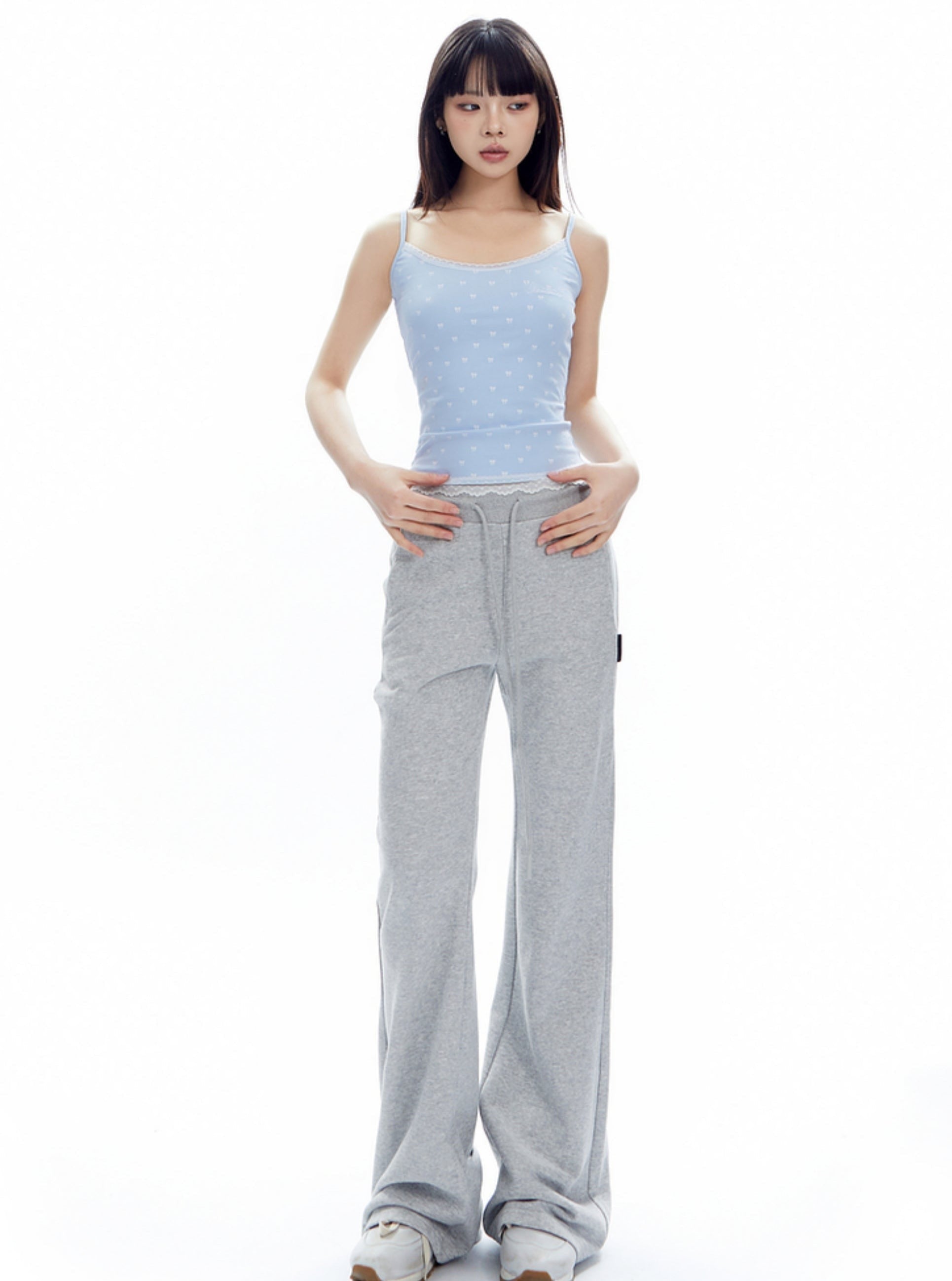 Wide-Leg Drawstring Sweatpants sneakershuborg