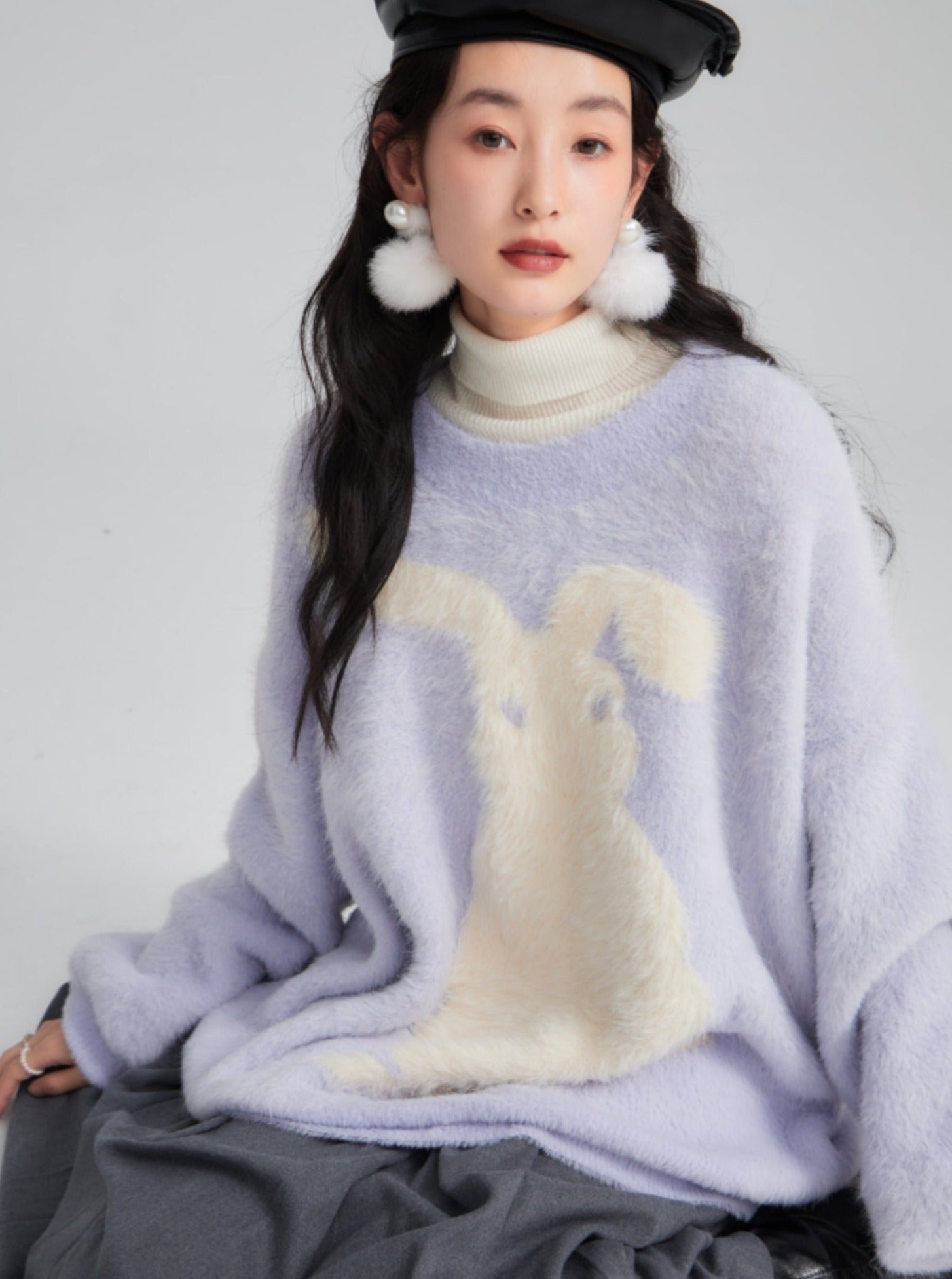 White Rabbit Mohair Winter Pullover sneakershuborg