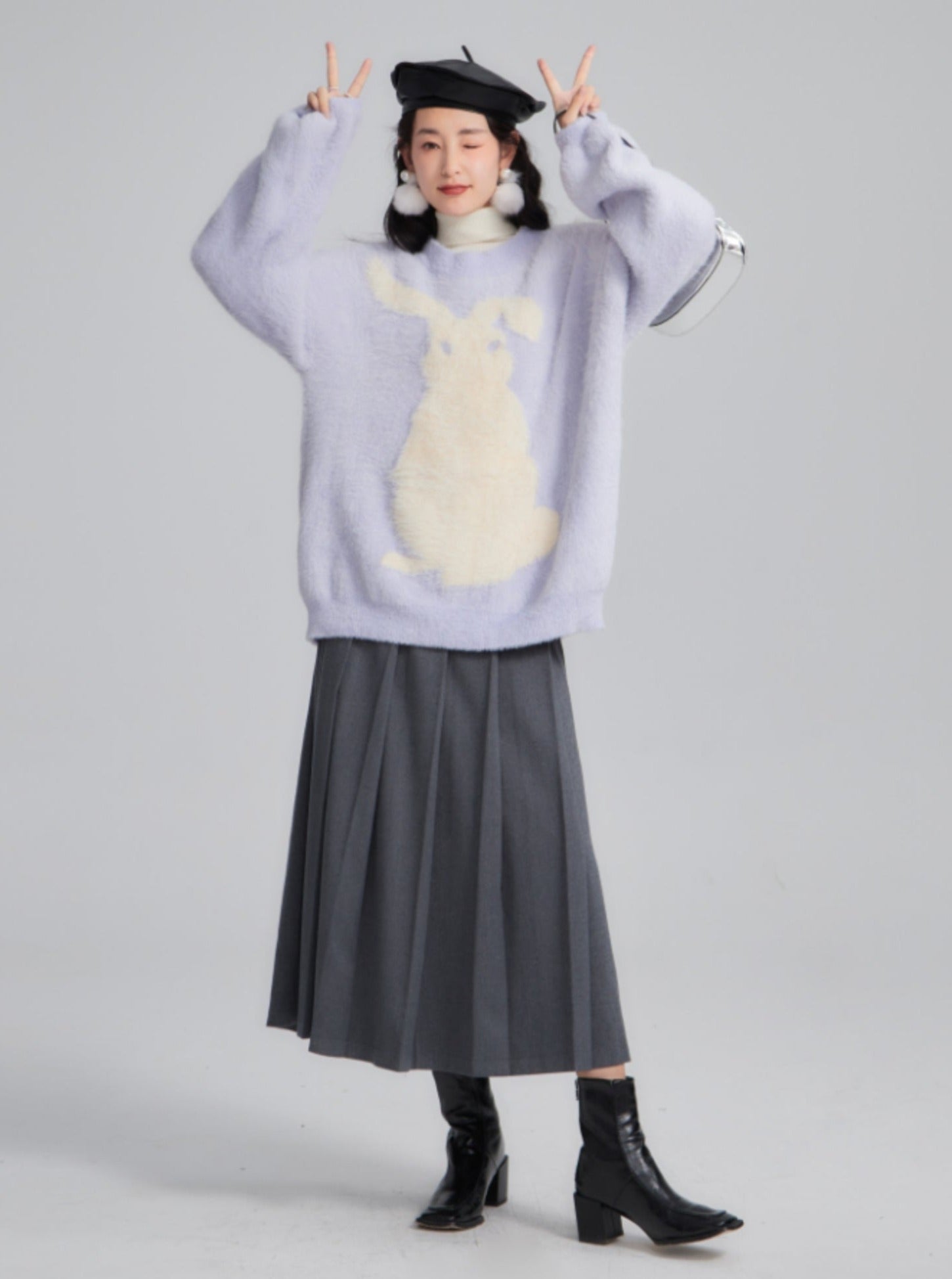 White Rabbit Mohair Winter Pullover sneakershuborg