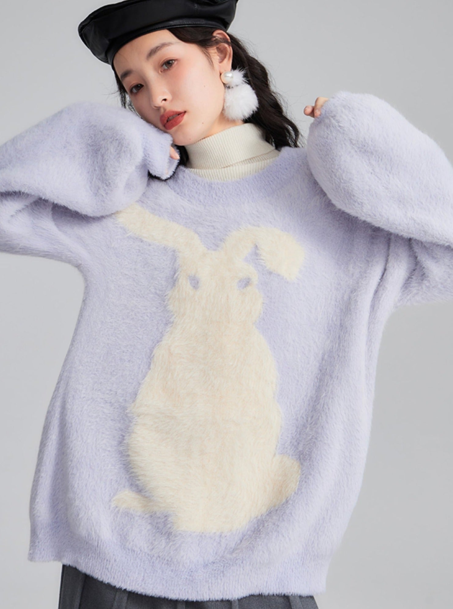 White Rabbit Mohair Winter Pullover sneakershuborg