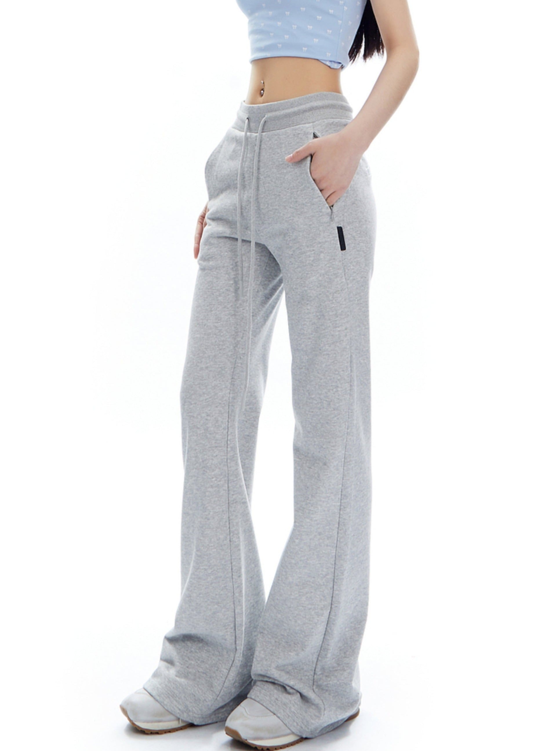 Wide-Leg Drawstring Sweatpants sneakershuborg