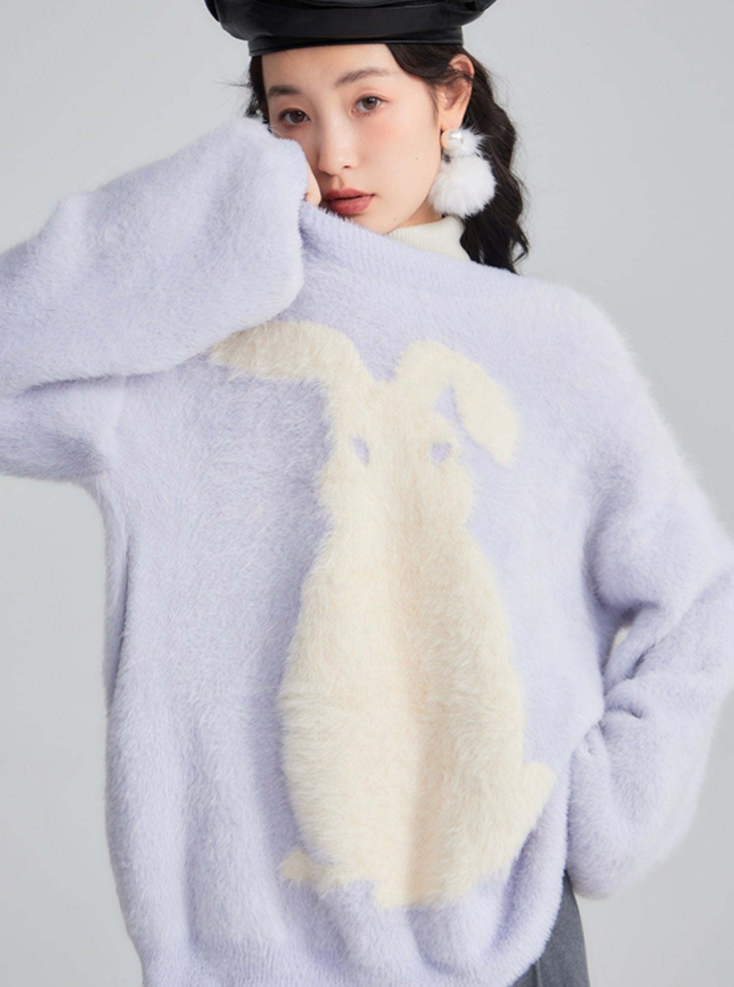 White Rabbit Mohair Winter Pullover sneakershuborg