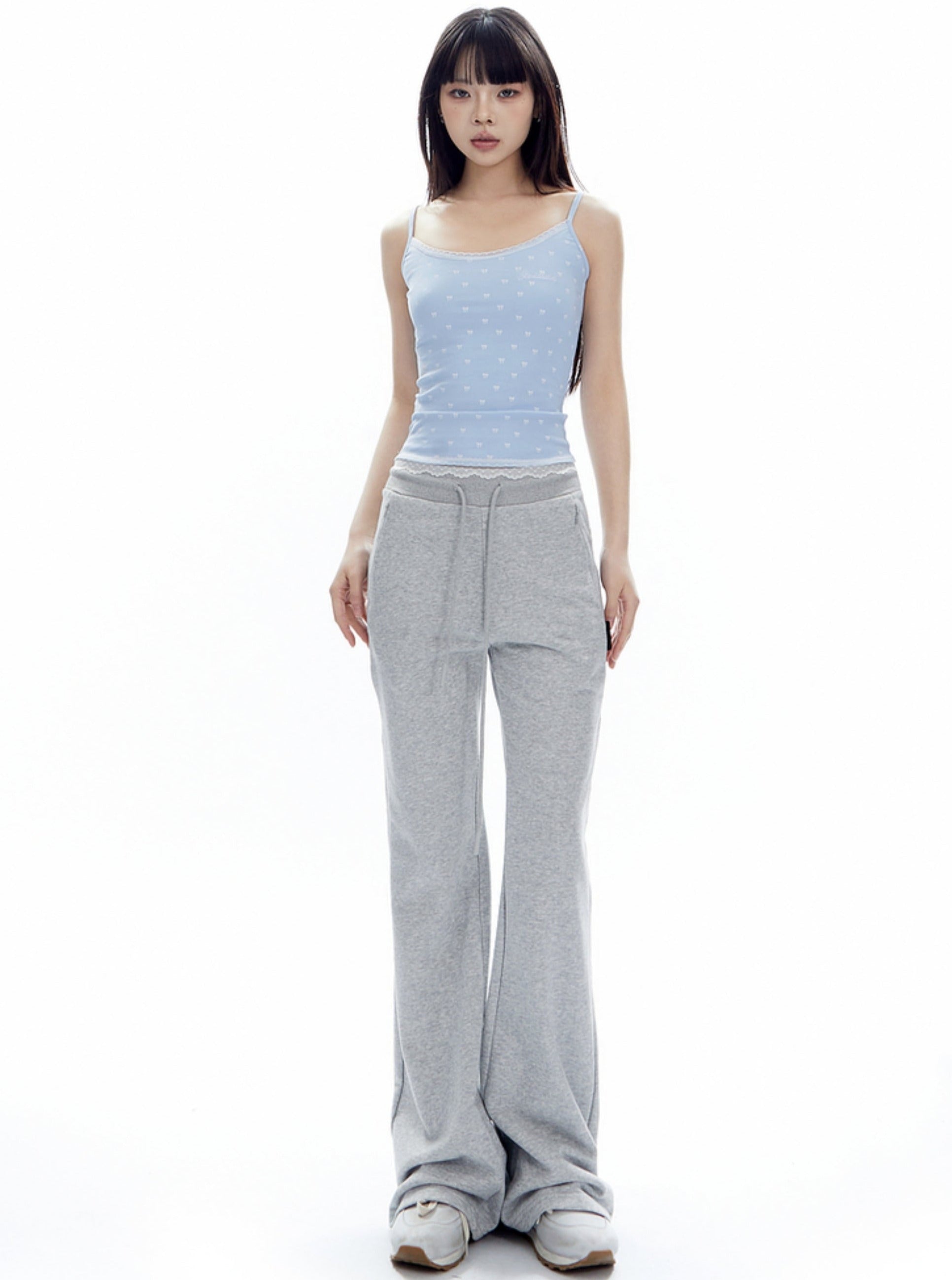 Wide-Leg Drawstring Sweatpants sneakershuborg