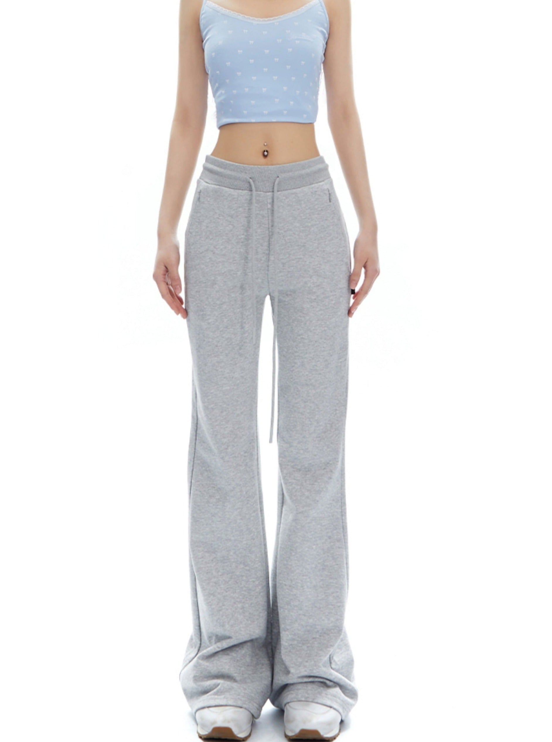 Wide-Leg Drawstring Sweatpants sneakershuborg