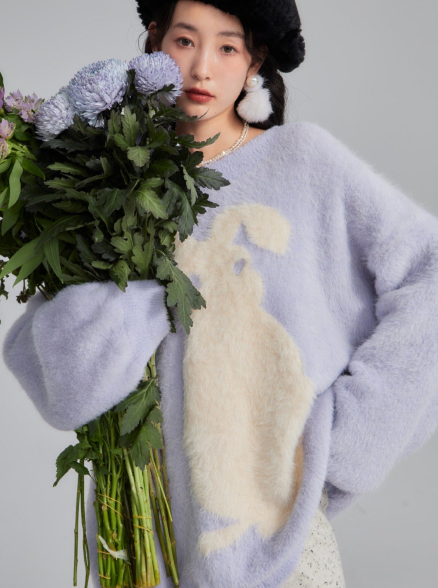 White Rabbit Mohair Winter Pullover sneakershuborg