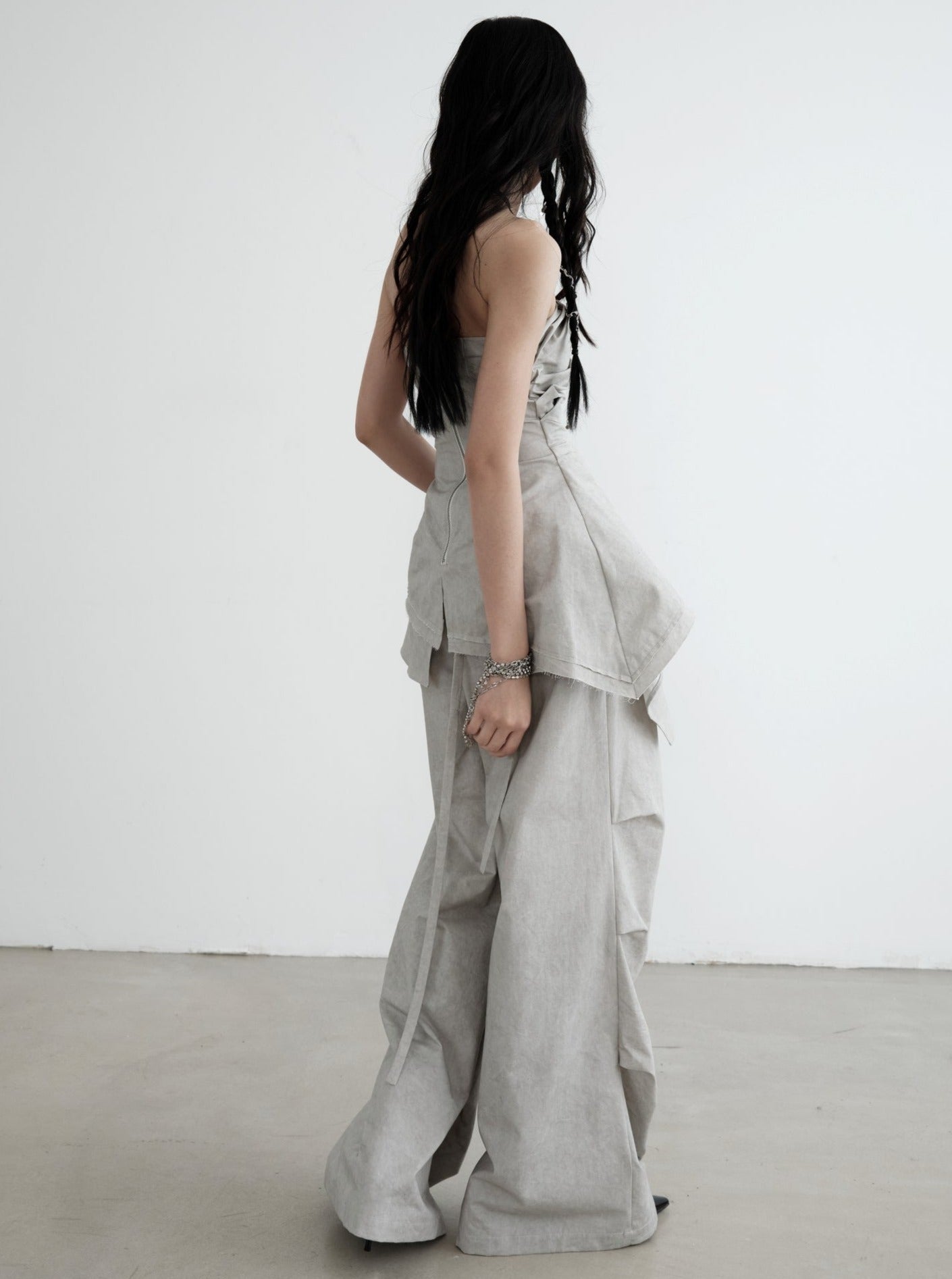 Cloud Cascade Ruffled Palazzo Pants sneakershuborg