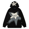 Black Hoodie With White Stars - sneakershuborg