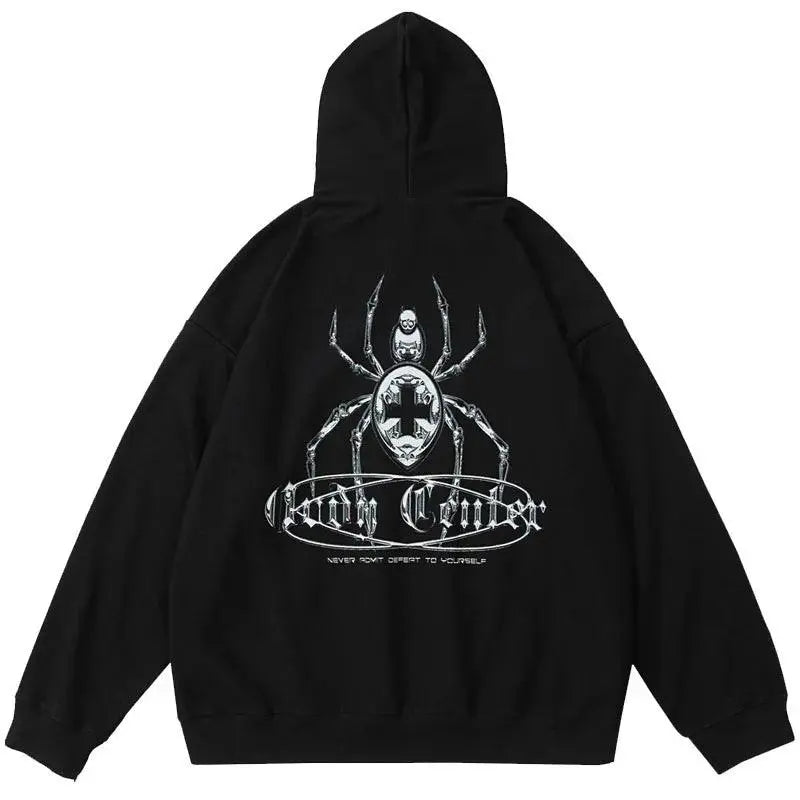 Black Spider Hoodie - sneakershuborg