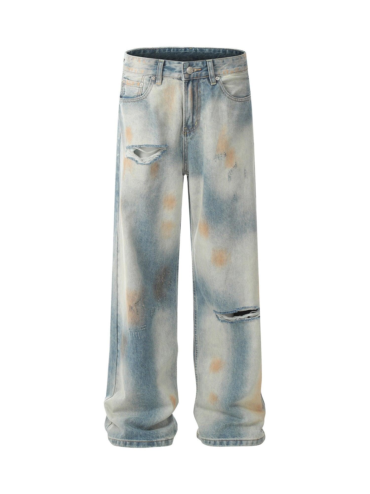 Sneakerhub Distressed Street Hip-Hop Jeans - sneakershuborg