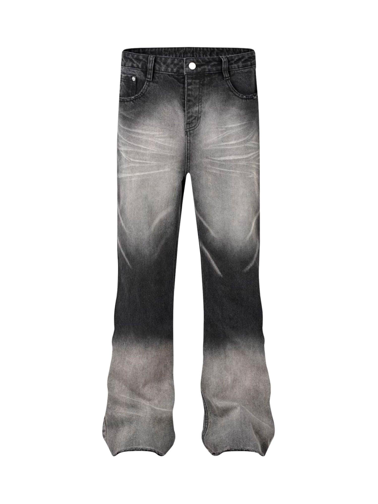 Sneakerhub High Street Hip Hop Distressed Washed Jeans - sneakershuborg