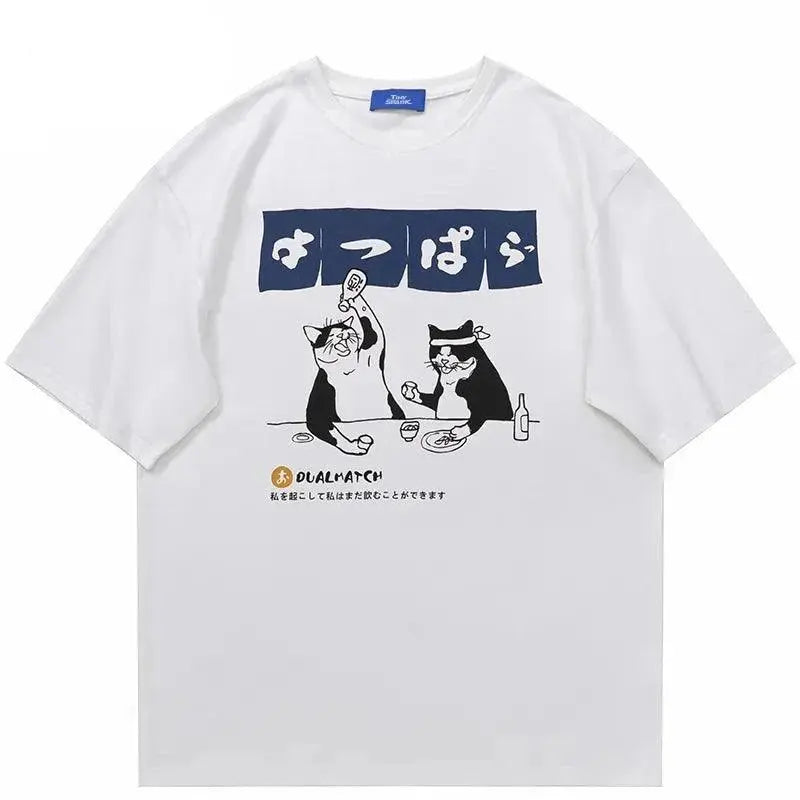 Cat Graphic T Shirt - sneakershuborg