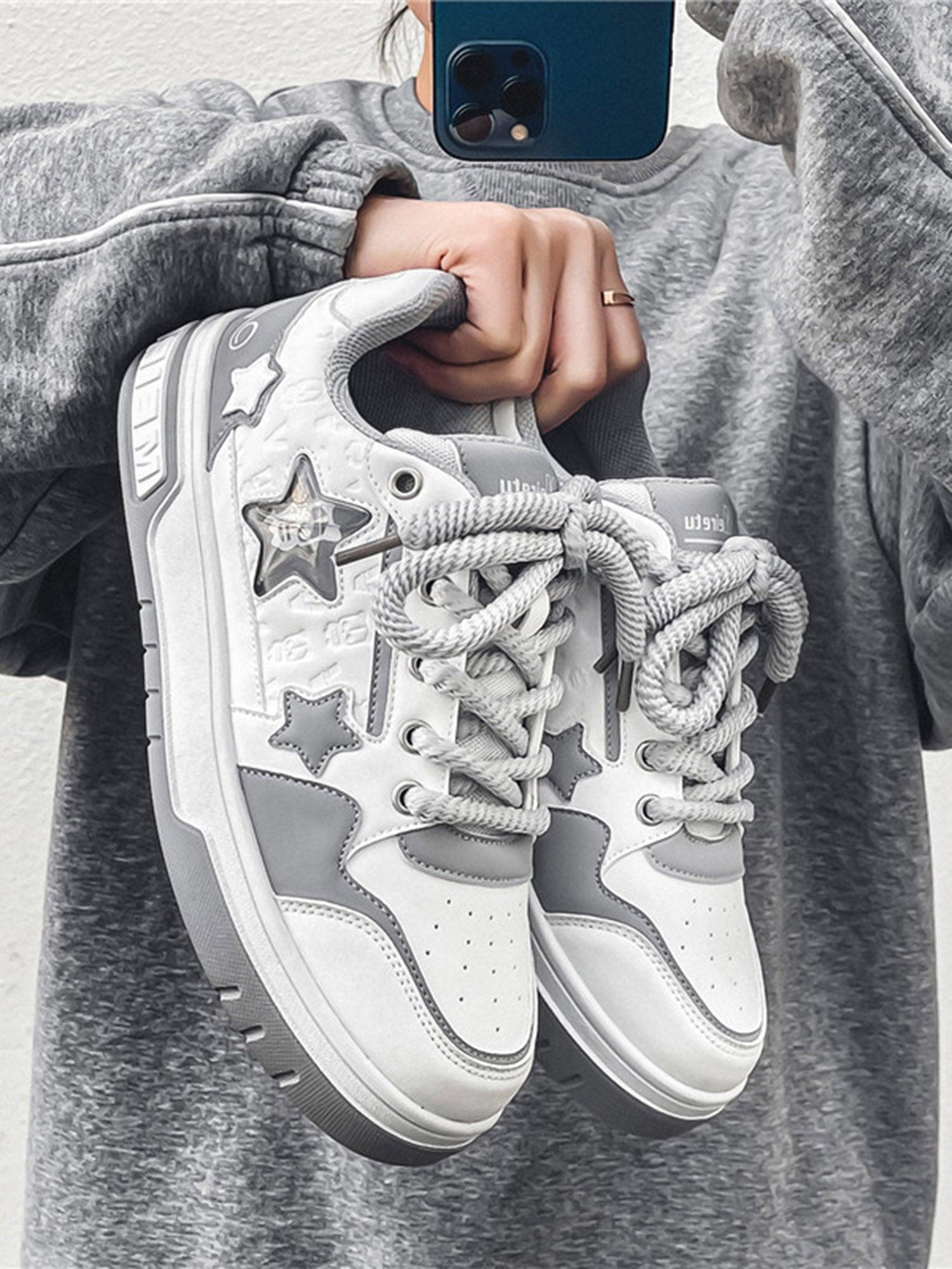 Star Chunky Retro Hip-Hop Sneakers - sneakershuborg