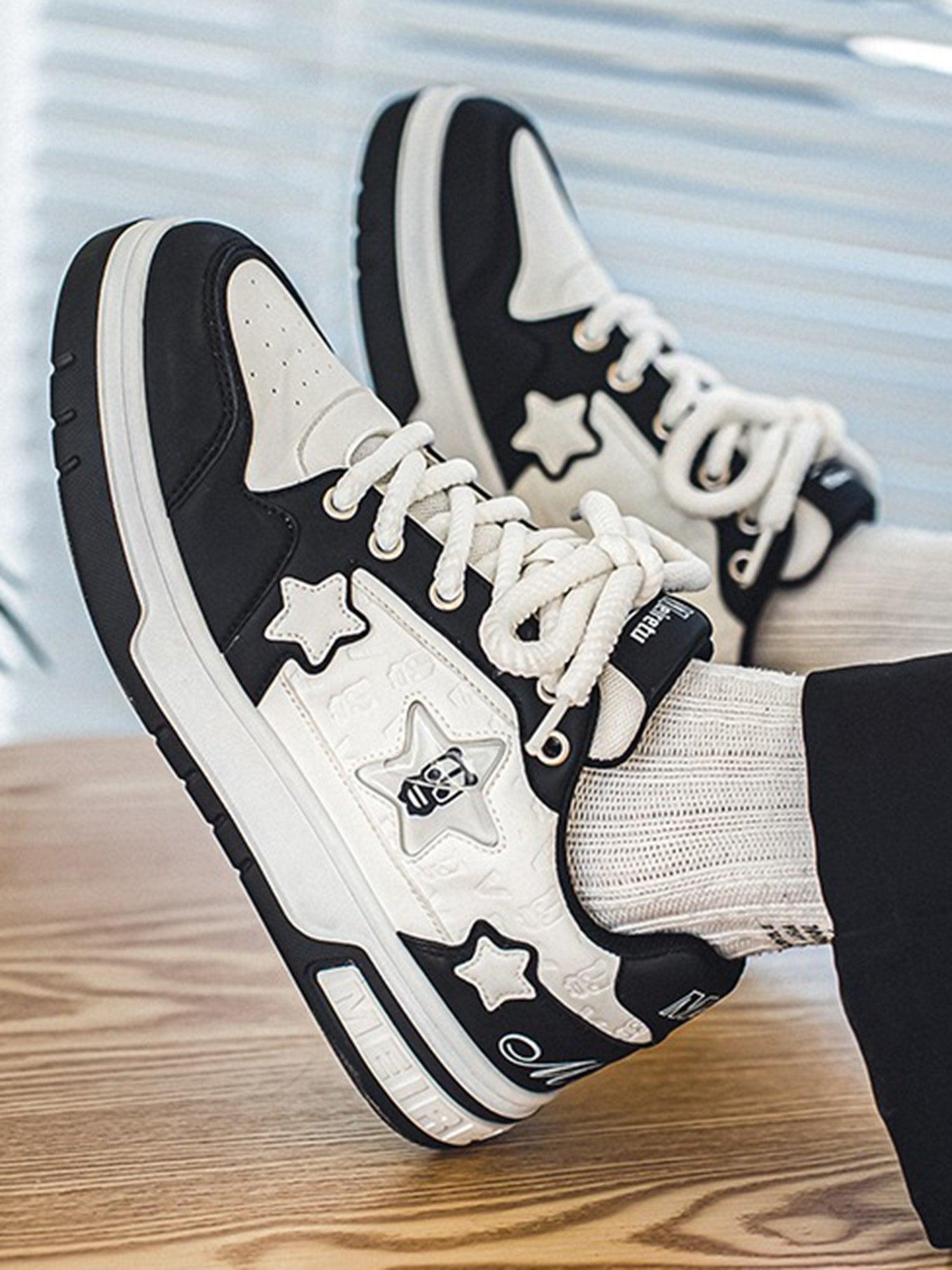 Star Chunky Retro Hip-Hop Sneakers - sneakershuborg