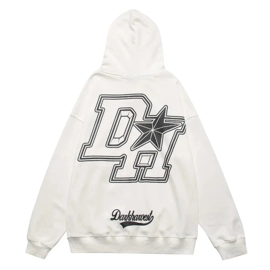 DH White Hoodie Star - sneakershuborg