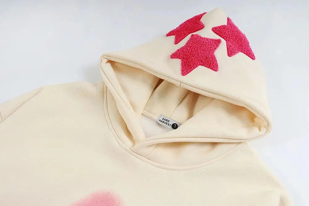 Embroidered Star Hoodie - sneakershuborg