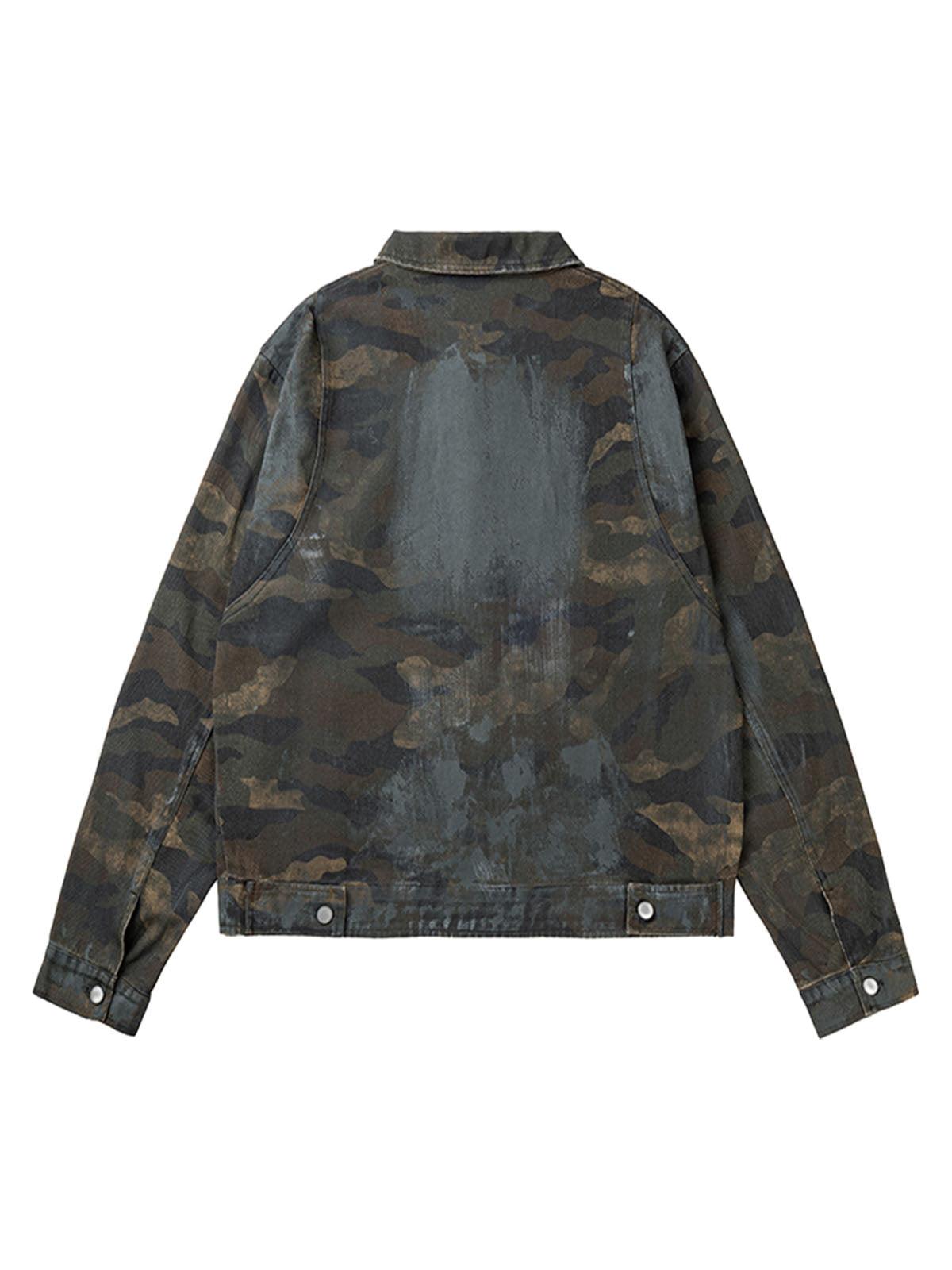 Sneakerhub Mud-dyed Distressed Camouflage Jacket - sneakershuborg