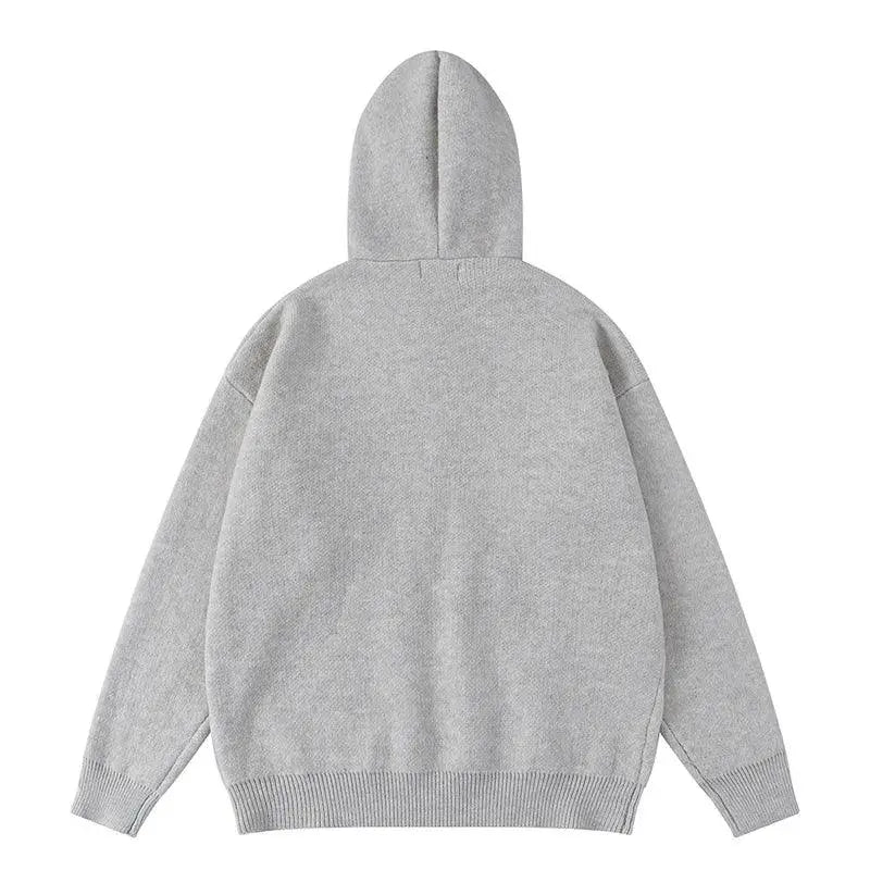 Grey Hoodie With Stars - sneakershuborg