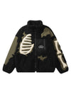 Sneakerhub Street Retro Skull Loose Lambswool Jacket - 1927 - sneakershuborg