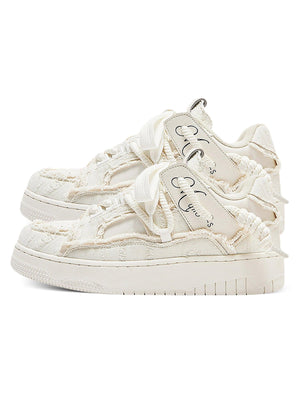 Sneakerhub Tassel Contrast Color Sneakers - sneakershuborg