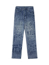 Sneakerhub Hip-hop Graffiti Alphabet Jeans - 1743 - sneakershuborg