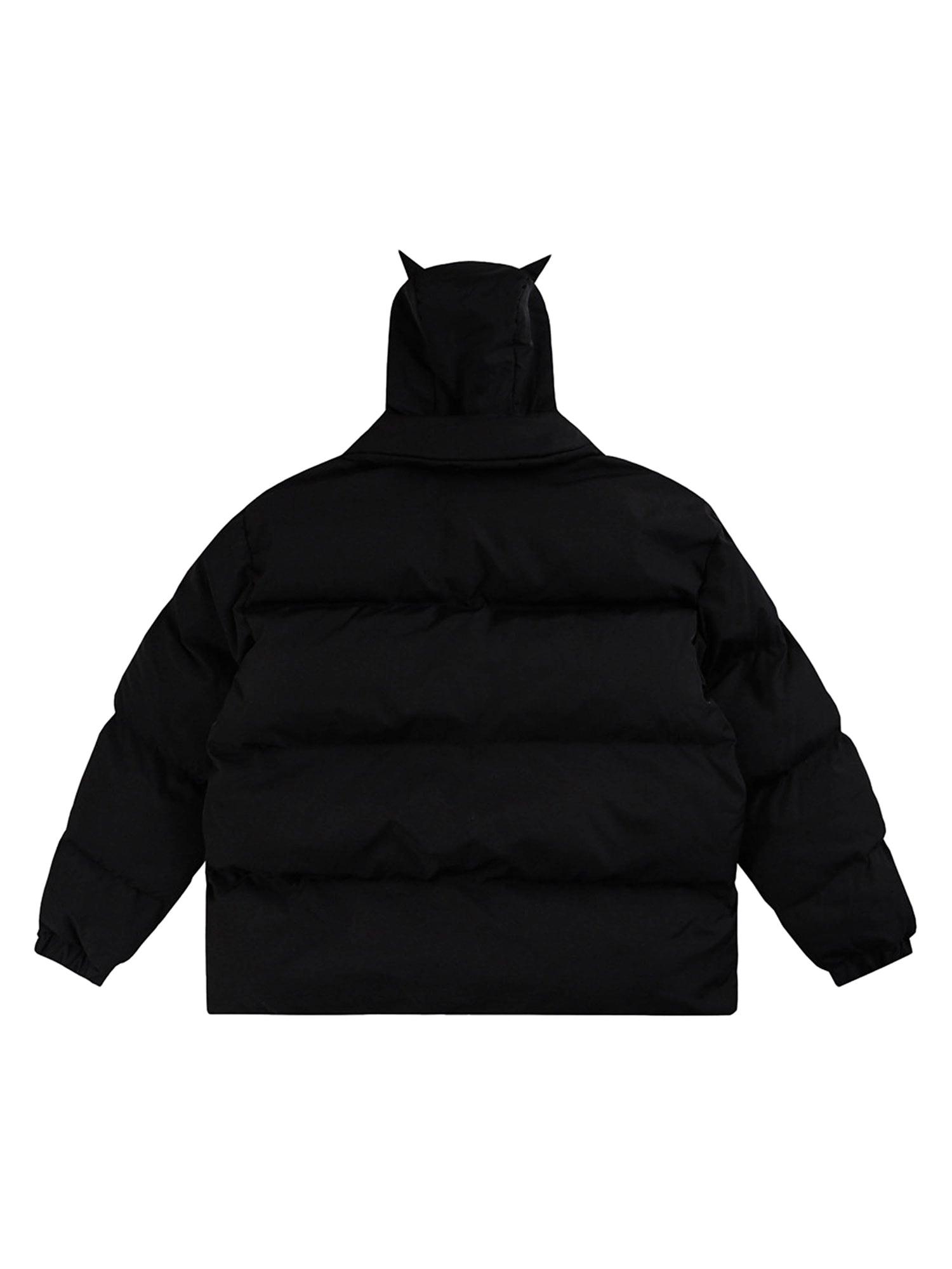 Retro Little Devil Stand Collar Down Jacket - 1565 - sneakershuborg