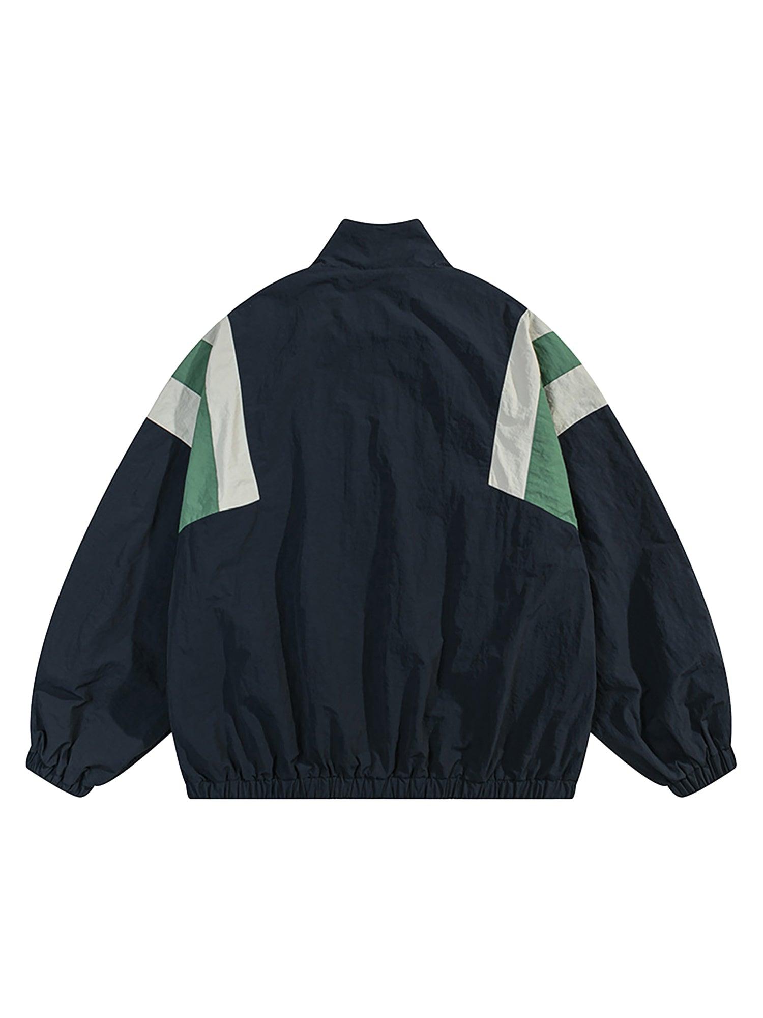 Sneakerhub Patchwork Contrasting Windbreaker Jacket - sneakershuborg