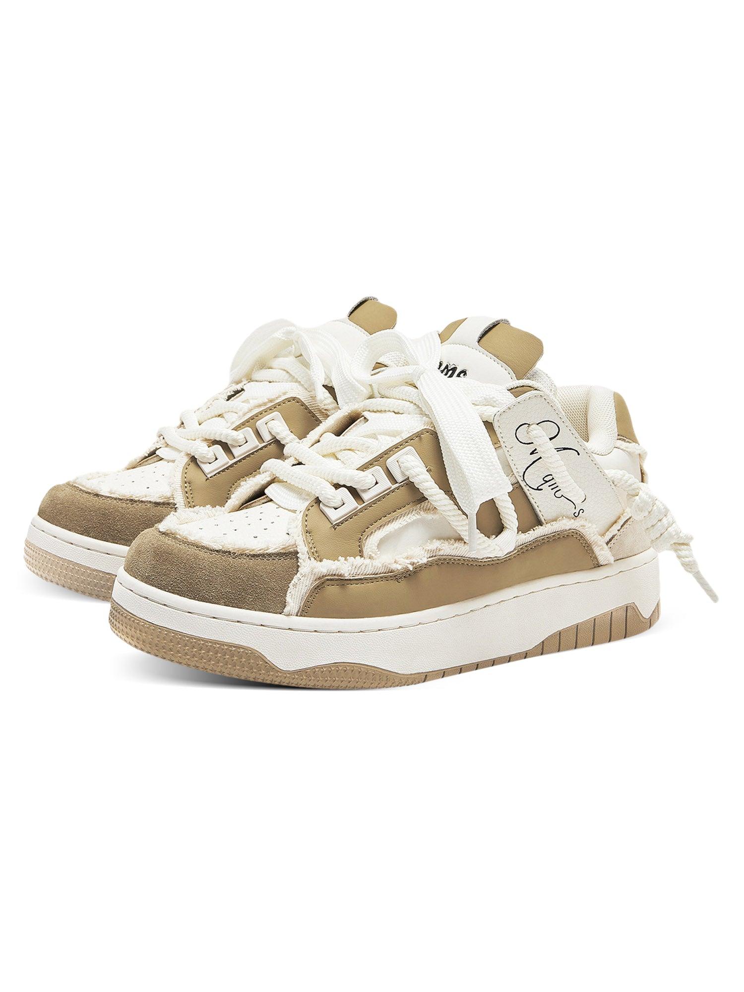 Sneakerhub Tassel Contrast Color Sneakers - sneakershuborg