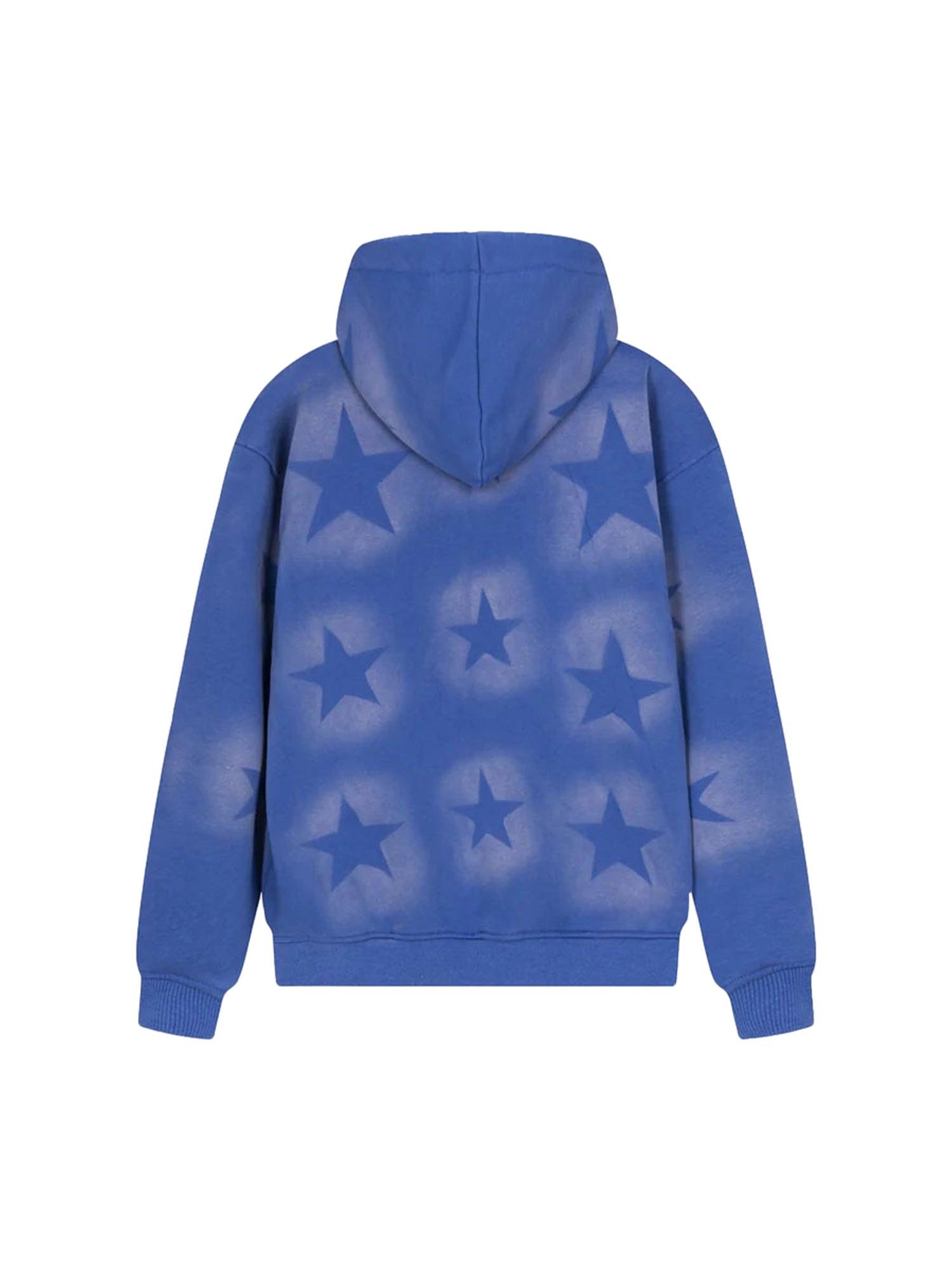 Sneakerhub Star Letter Print Zipper Hoodie Jacket - 1540 - sneakershuborg