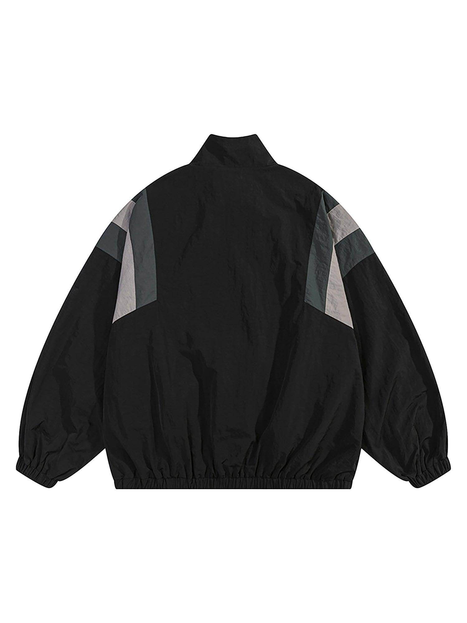 Sneakerhub Patchwork Contrasting Windbreaker Jacket - sneakershuborg