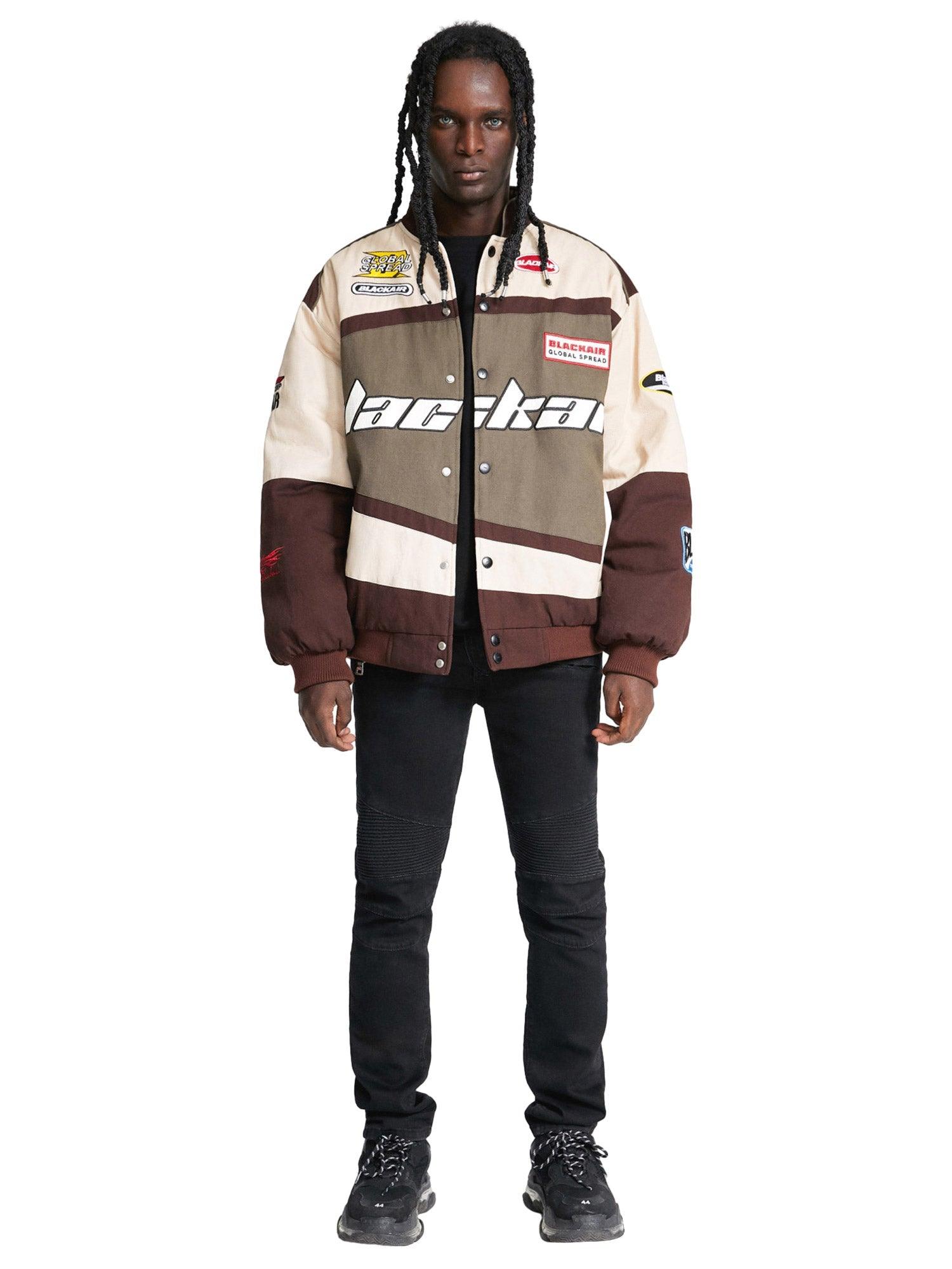 Sneakerhub Retro Style Quilted Racing Jacket - 1297 - sneakershuborg