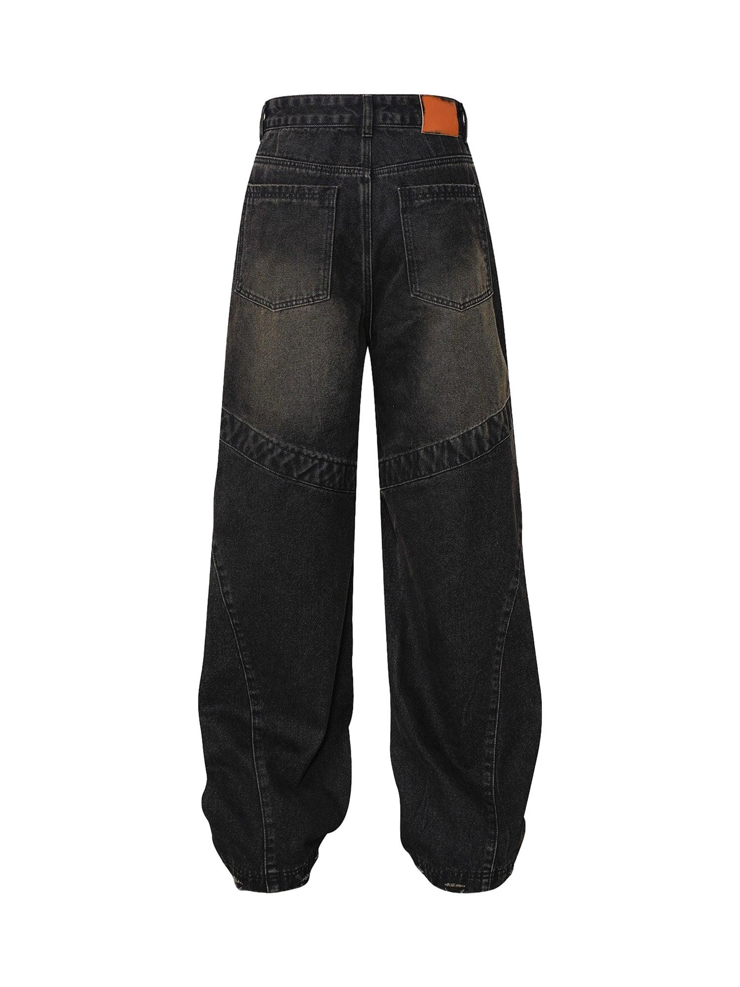 Sneakerhub American High Street Washed Distressed Jeans - sneakershuborg